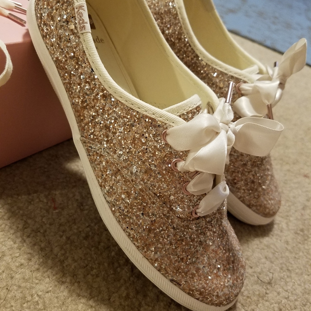 💖 Kate Spade x Keds Glitter Sparkly Shoes